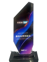 SAP Business One 最佳業(yè)績貢獻獎
